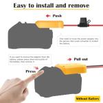 Power Wheel Adapter for Dewalt 20V Battery