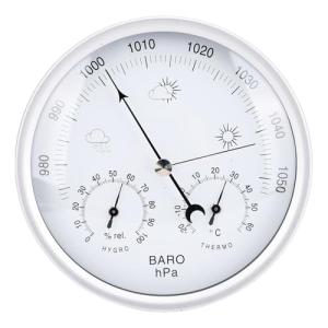 3-in-1 Analog Weather Station for Home and Outdoor