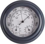 Analog Weather Barometer and Temperature Gauge