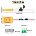 Power Wheel Adapter for Dewalt 20V Battery