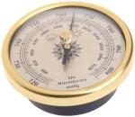 Analog Weather Barometer and Outdoor Temperature Gauge