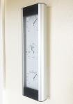 Hokco Silver Weather Station with Barometer and Thermometer