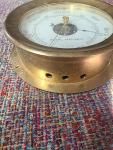 Vintage Royal Mariner Brass Ship Barometer