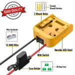 Power Wheel Adapter for Dewalt 20V Battery