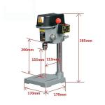 Compact 340W Mini Drill Press for Precision Work
