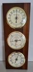 Sunbeam Vintage Wall Weather Station Thermometer & Barometer
