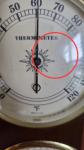Sunbeam Vintage Wall Weather Station Thermometer & Barometer