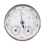 Jiawu 3-in-1 Wall Weather Station, Silver White