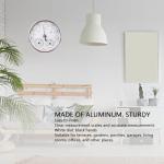 Jiawu 3-in-1 Wall Weather Station, Silver White