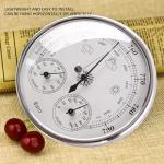 Jiawu 3-in-1 Wall Weather Station, Silver White