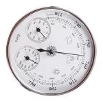 Jiawu 3-in-1 Wall Weather Station, Silver White