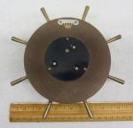 Vintage Nautical Barometer with Mahogany and Brass