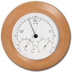 Hokco 8" Wood Weather Station with Barometer