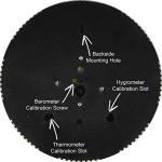 Hokco 8" Wood Weather Station with Barometer