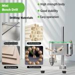 Compact Variable Speed Mini Drill Press for Wood and Metal