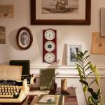 Indoor Brown and Gold Classic Weather Station