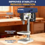 8" Heavy-Duty Benchtop Drill Press with Motor
