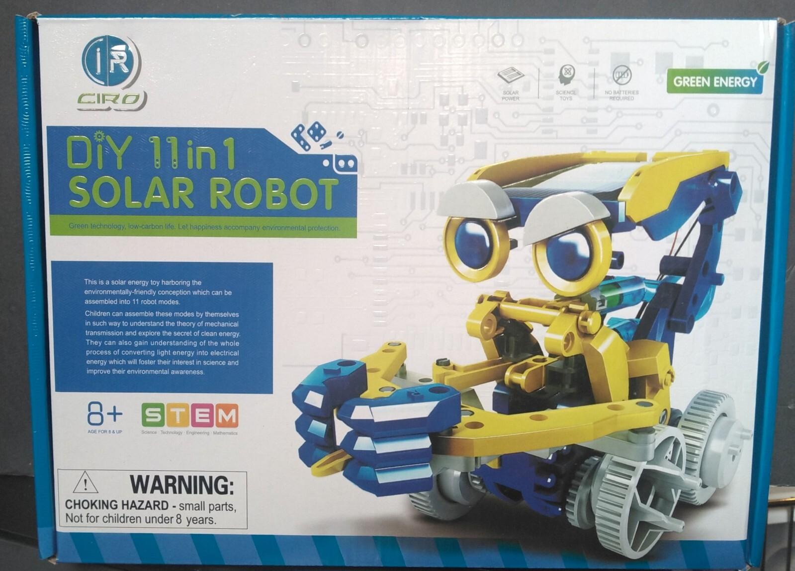 11-in-1 Solar Robot Building Kit for Kids