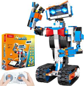 Robot Building Toy Kit for Kids with Remote