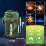 Rechargeable Windproof Plasma Lighter for Outdoor Adventures