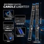 KTEBO® 2-Pack Long USB Rechargeable Electric Lighters