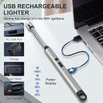 3 Pack USB Rechargeable Electric Candle Lighter Set