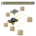 LAFVIN 4WD Mecanum Robot Car Kit for Arduino