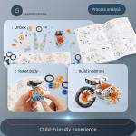 12-in-1 DIY Robot Kit for Kids