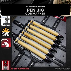ComMarker Pen Jig for Laser Engraving
