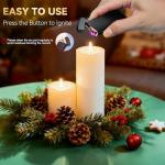 Rechargeable Windproof Plasma Lighter for Gifts