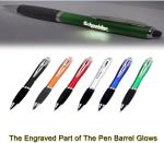 3-in-1 Glow Engraved Stylus Ballpoint Pen Set