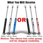 3 Pack Windproof USB Rechargeable Electric Candle Lighters