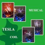 Bluetooth Tesla Coil Speaker With Plasma Arc Sound