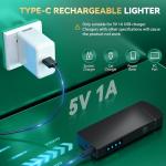 Rechargeable Windproof Plasma Lighter for Gifts