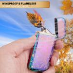 USB Rechargeable Windproof Plasma Arc Lighter