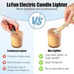 Rechargeable Electric Candle Lighter - 2 Pack