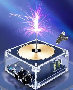 4" Bluetooth Musical Tesla Coil with Touchable Lightning