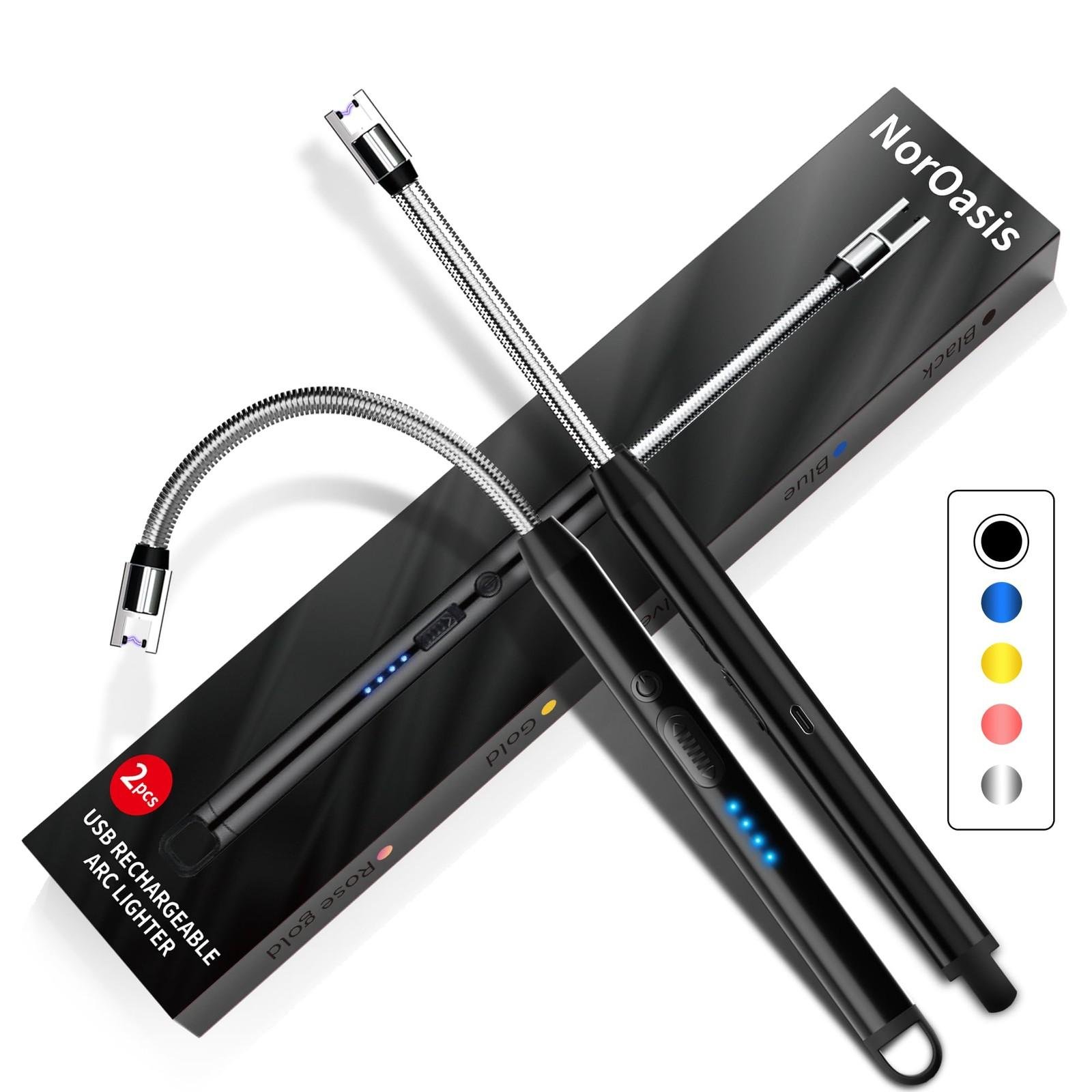 Rechargeable Electric Candle Lighters - 2 Pack