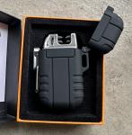 Windproof USB Rechargeable Dual Arc Plasma Lighter