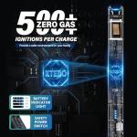 KTEBO® 2-Pack Long USB Rechargeable Electric Lighters