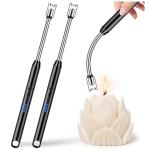 USB Rechargeable Electric Candle Lighter - 2 Pack