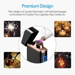 USB Rechargeable Flameless Arc Lighter - Windproof
