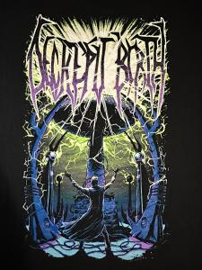 Decrepit Birth Tesla Coil Black T-Shirt XL