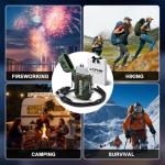 Rechargeable Windproof Plasma Lighter for Outdoor Adventures
