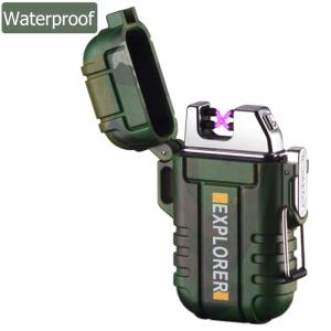 Rechargeable Flameless Lighter - Waterproof Camo Design