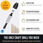 Craft911 Mini Hand Drill Set for Jewelry Making