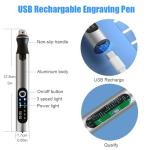 USB Rechargeable Mini Engraver with 35 Bits