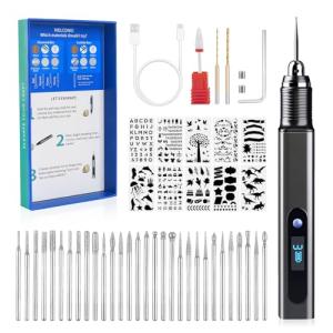 Cordless Engraving Pen Kit with 33 Bits