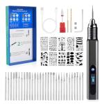 Cordless Engraving Pen Kit with 33 Bits