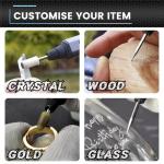 Cordless Mini Engraving Pen with Bluetooth and 36 Bits